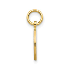 14k Solid Yellow Gold Star of David Charm Pendant, 19mm - JewelryAffairs