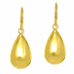 14K Yellow Gold Tear Drop Earrings