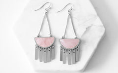 Bianca Collection - Silver Ballet Earrings fine designer jewelry for men and women