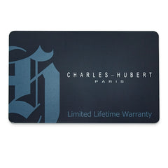 Mens Charles Hubert Brown IP-plated Leather Band 46mm Dual Time Watch