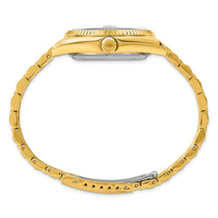 Mens Charles Hubert IP-plated Black Dial Watch