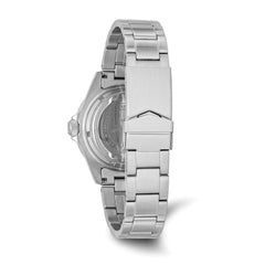 Men's Charles Hubert Stainless Steel Black Dial with Date Watch