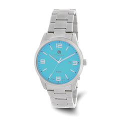 Charles-Hubert Stainless Steel Tiffany Blue Dial with Date Watch