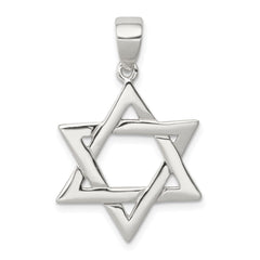 Real Sterling Silver Star of David Pendant Charm fine designer jewelry for men and women