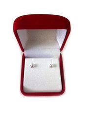 14k White Gold Round Diamond Stud Earrings (0.25 cttw E - F Color, SI2 Clarity) - JewelryAffairs