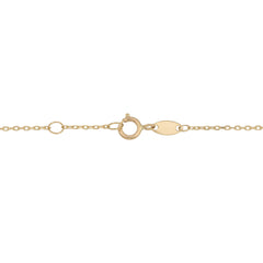 14k Yellow Gold Double Circle Womens Bracelet, 7.5 - JewelryAffairs