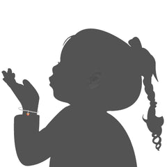 Baby Bangle Bracelet With Dangling Enameled Butterfly Charm In Sterling Silver - 5.5 Inch fine designer jewelry for men and women