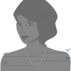 Sterling Silver Rhodium Plated Sliding Adjustable Snake Chain, 22" fine designer jewelry for men and women