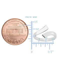 Sterling Silver Split Ends By Pass Style Adjustable Toe Ring fine designer jewelry for men and women