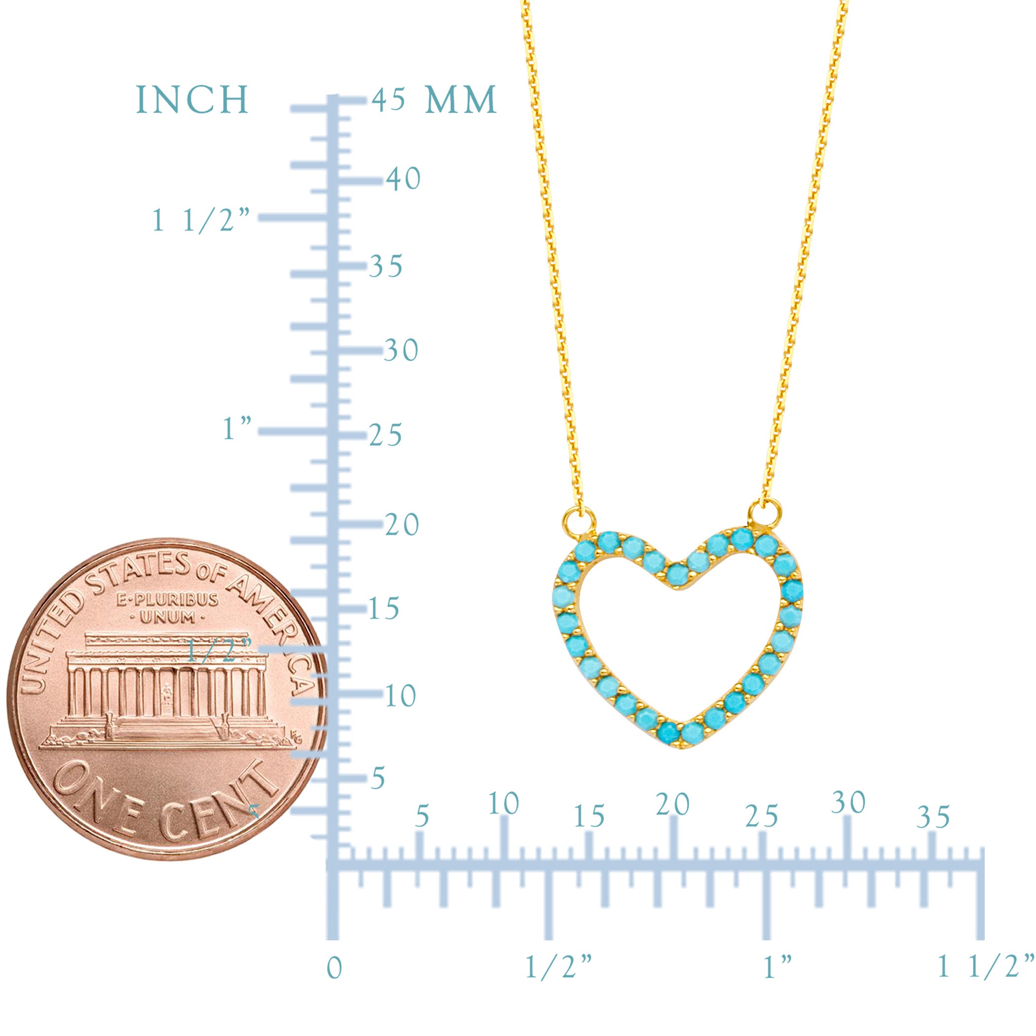 14K Yellow Gold Heart Pendant Necklace, 16" To 18" Adjustable fine designer jewelry for men and women