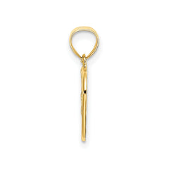 14K Cut - Out and Textured Woven Heart Pendant, 16x11mm - JewelryAffairs