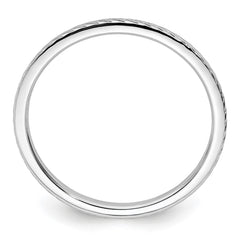 14k Gold 1.2mm Twisted Wire Pattern Stackable Band Ring