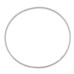 14k Gold 1.5mm High Polished Slip-on Bangle Bracelet, 8 Inches