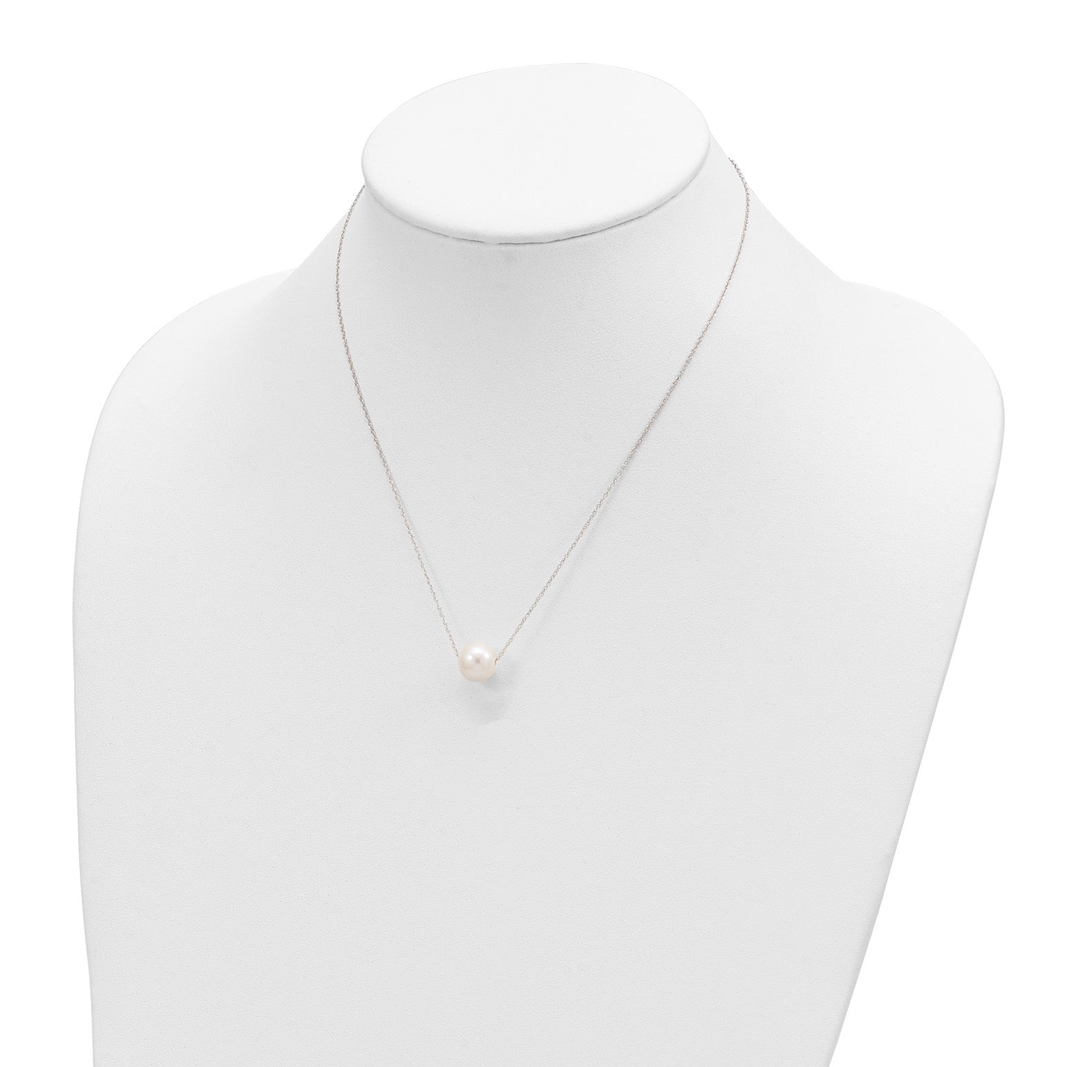 14k Gold Fresh Water 11mm Pearl Necklace, 17" - JewelryAffairs