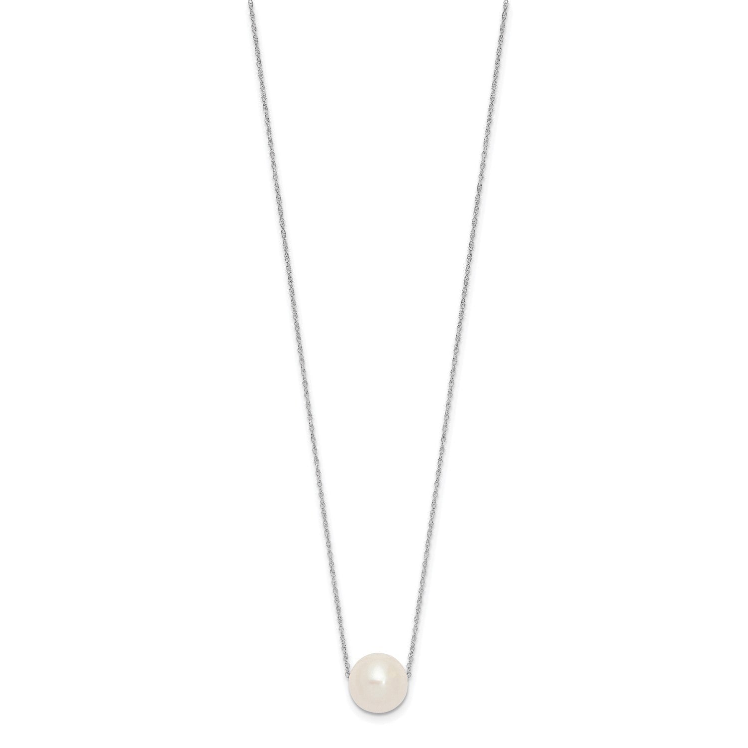 14k Gold Fresh Water 11mm Pearl Necklace, 17" - JewelryAffairs