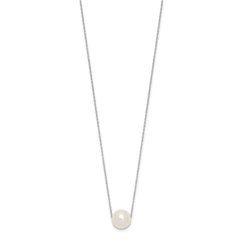 14k Gold Fresh Water 11mm Pearl Necklace, 17" - JewelryAffairs