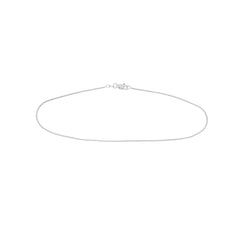 14k Gold Wheat 1.05mm Diamond Cut Chain Anklet, 10"