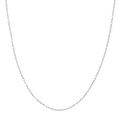 14k Real Solid Gold 1.90mm Rolo Chain Necklace