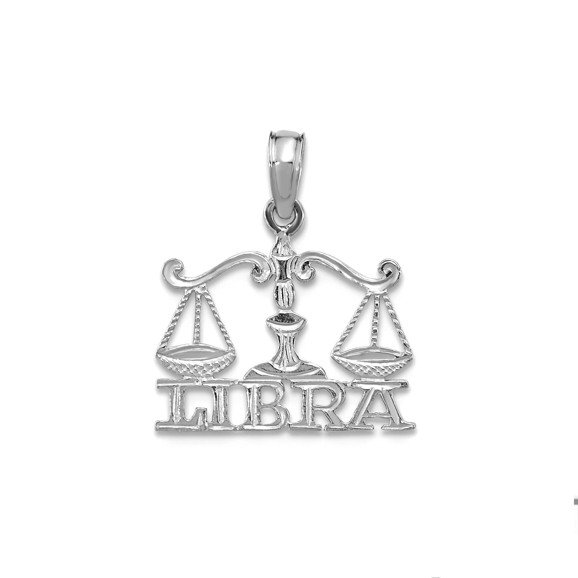 14k Real Solid Gold Zodiac Birth Symbol Pendant Charm - JewelryAffairs