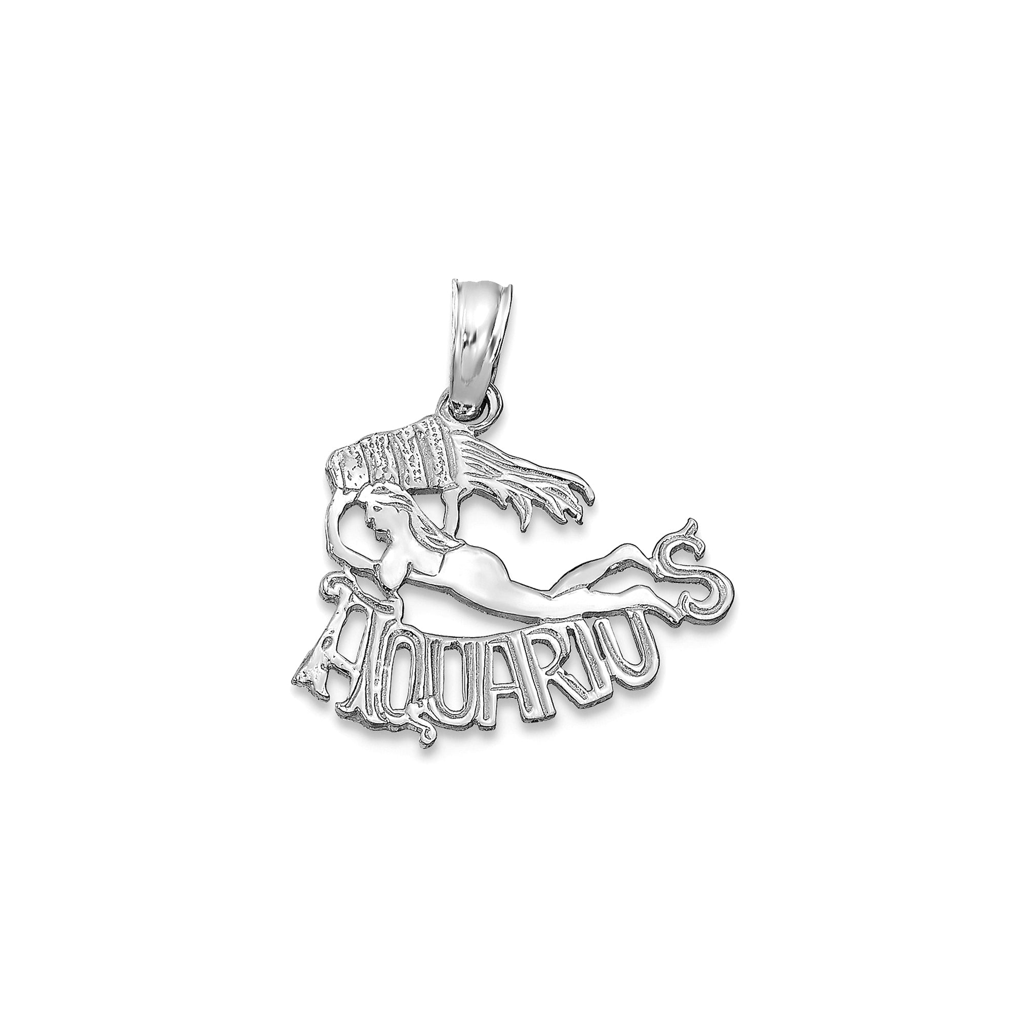 14k Real Solid Gold Zodiac Birth Symbol Pendant Charm - JewelryAffairs