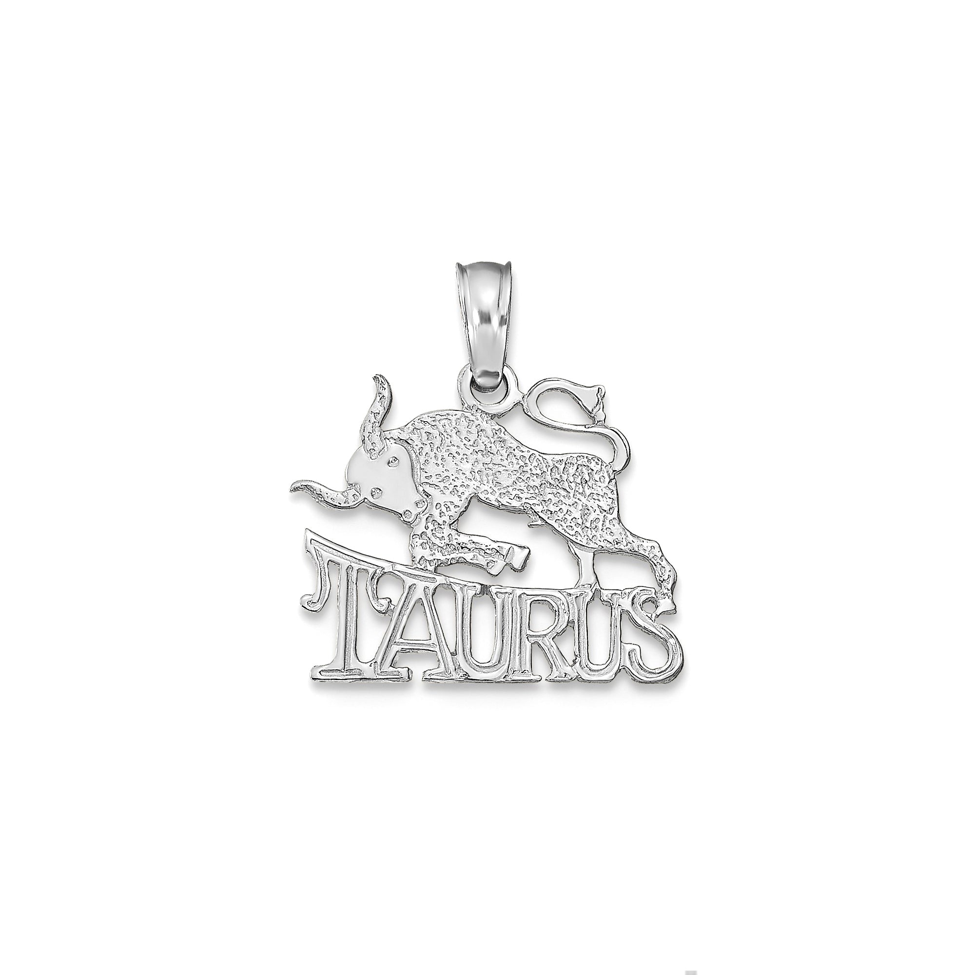 14k Real Solid Gold Zodiac Birth Symbol Pendant Charm - JewelryAffairs