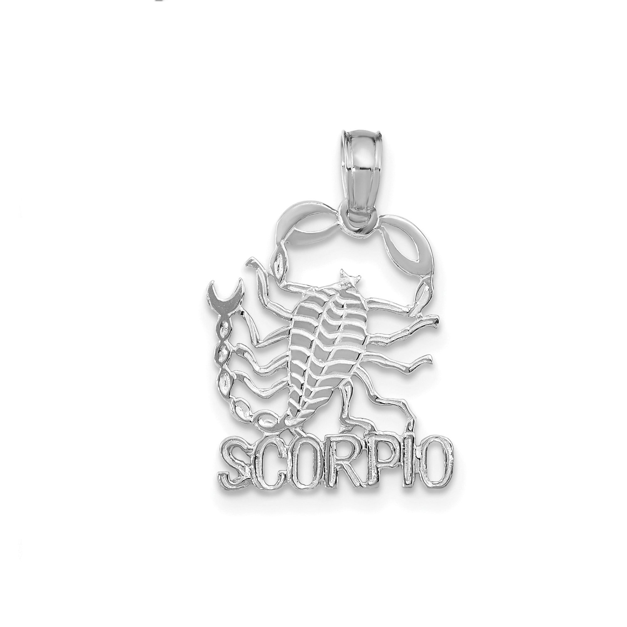 14k Real Solid Gold Zodiac Birth Symbol Pendant Charm - JewelryAffairs