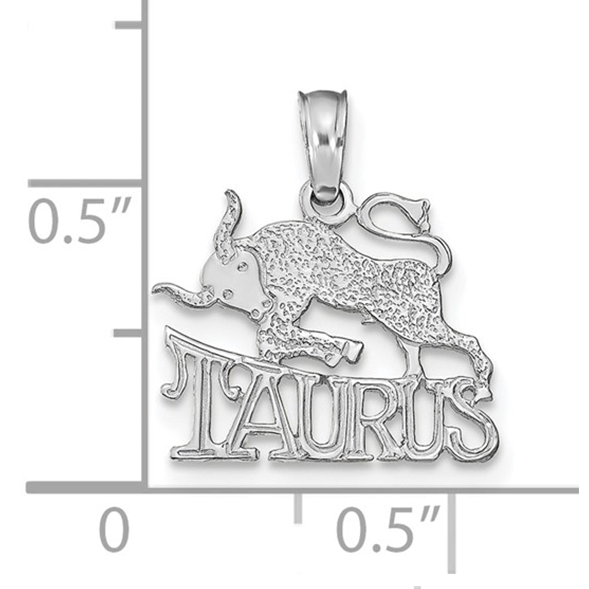 14k Real Solid Gold Zodiac Birth Symbol Pendant Charm - JewelryAffairs