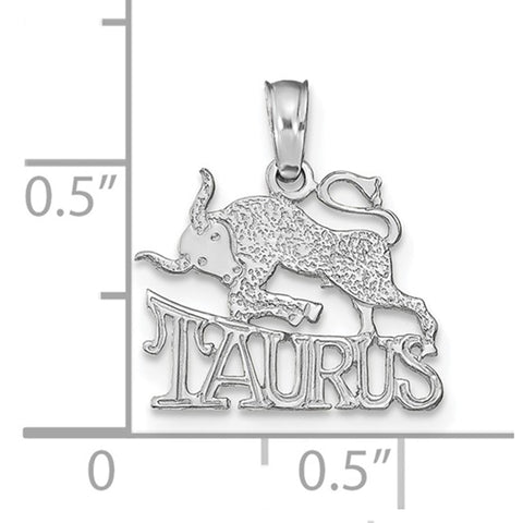 14k Real Solid Gold Zodiac Birth Symbol Pendant Charm