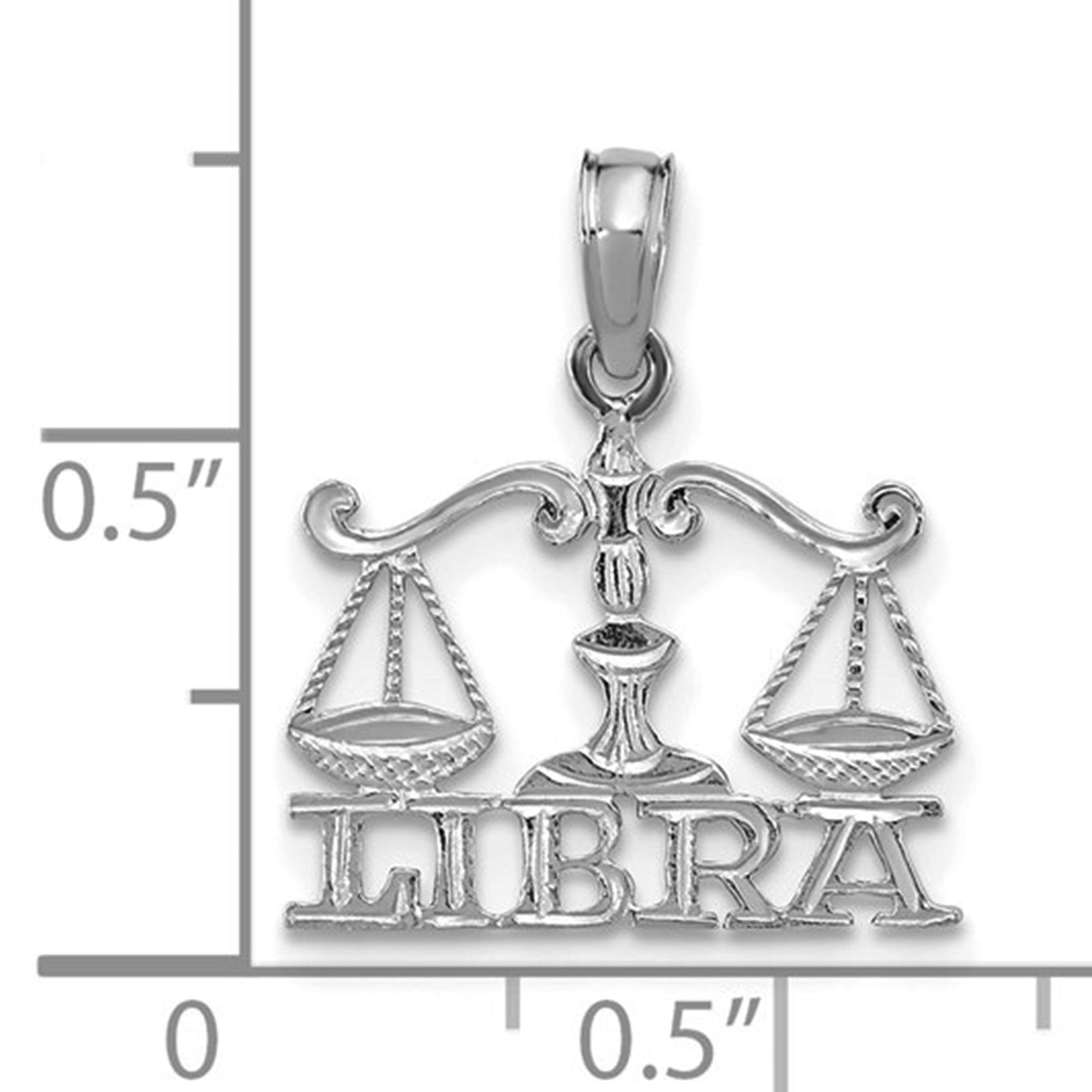 14k Real Solid Gold Zodiac Birth Symbol Pendant Charm - JewelryAffairs
