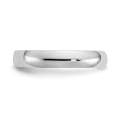 14k Real White Solid Gold High Polished Toe Band Summer Ring - JewelryAffairs