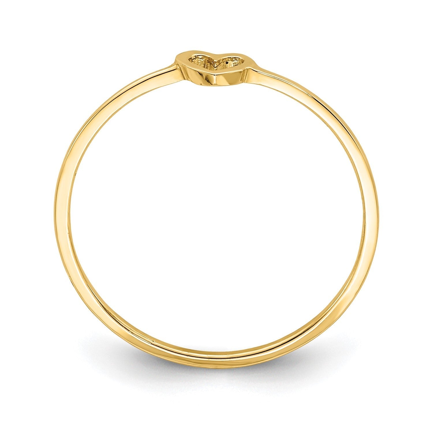 14k Real Yellow Solid Gold Cross Design Ring, Size 7 - JewelryAffairs