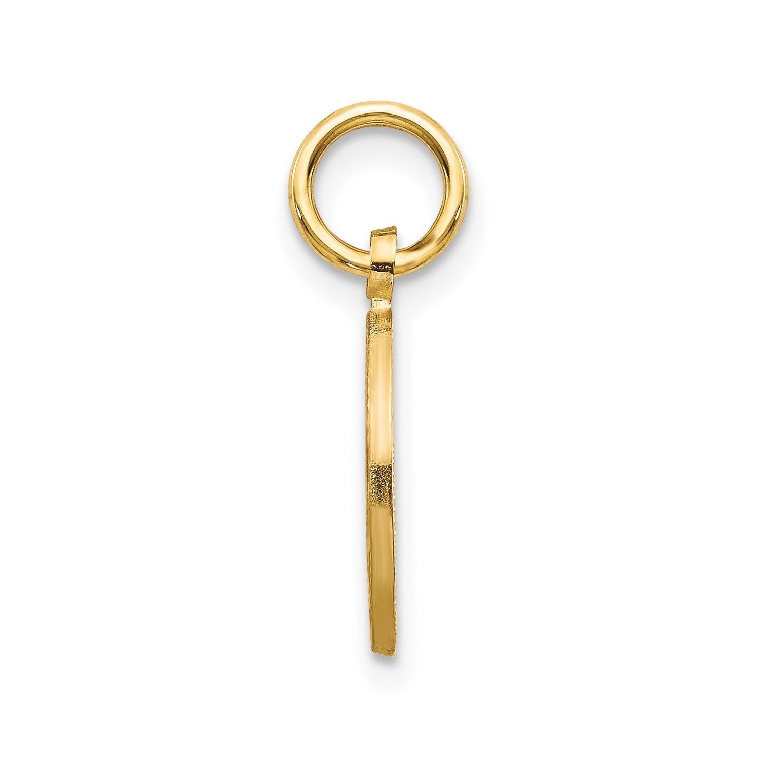 14k Solid Yellow Gold Star of David Charm Pendant, 19mm - JewelryAffairs