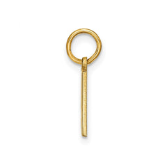 14k Yellow Gold Block Letter Initial Monogram Pendant - JewelryAffairs
