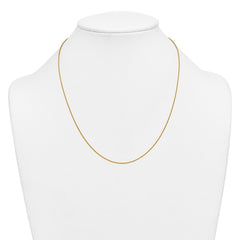 14k Yellow Gold Filled Cable Link Chain Necklace, 1.15mm