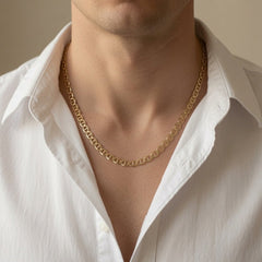 10k Yellow Gold Mariner Link Chain Necklace, 4.5mm