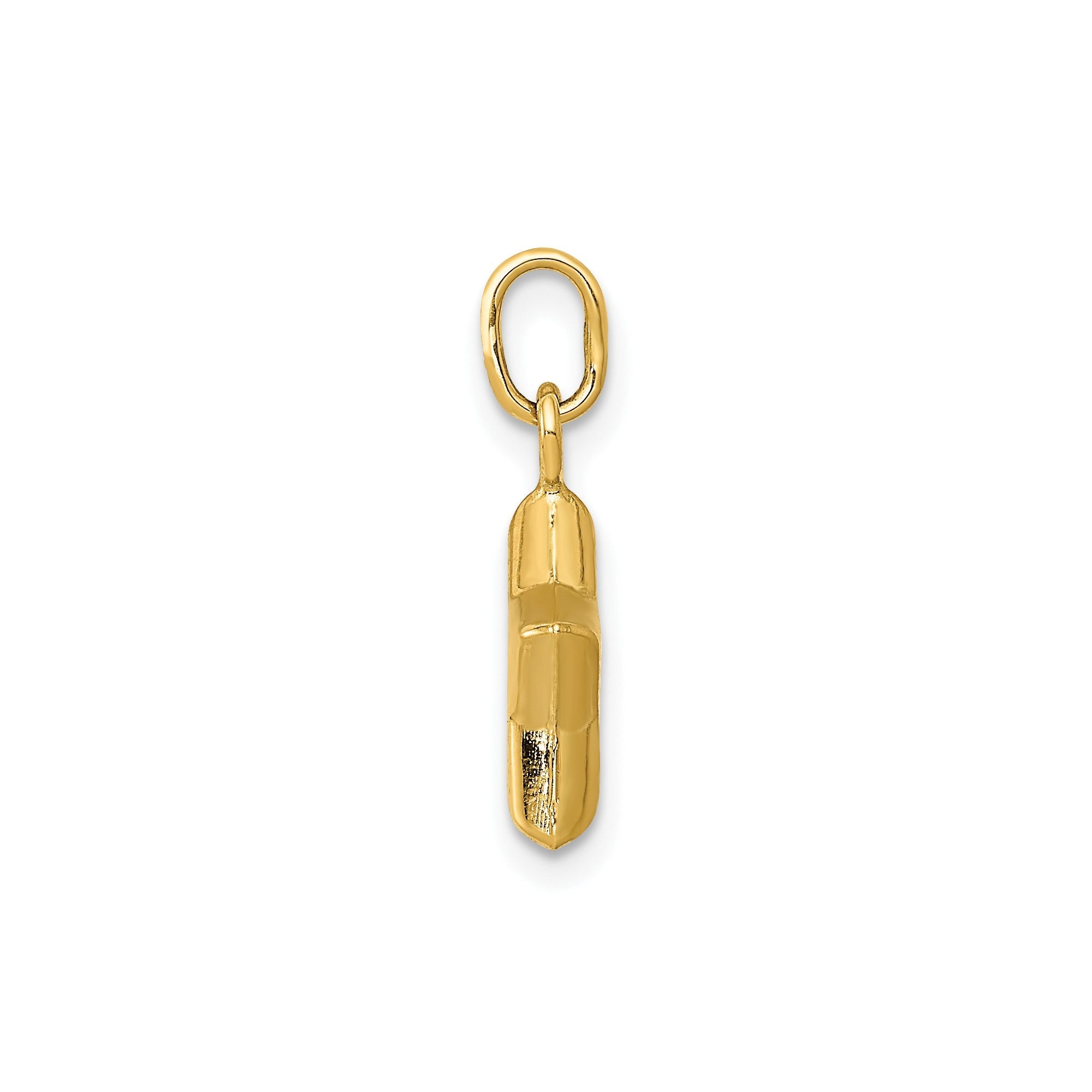 14k Yellow Gold Puffed Star Pendant, 18x11mm - JewelryAffairs