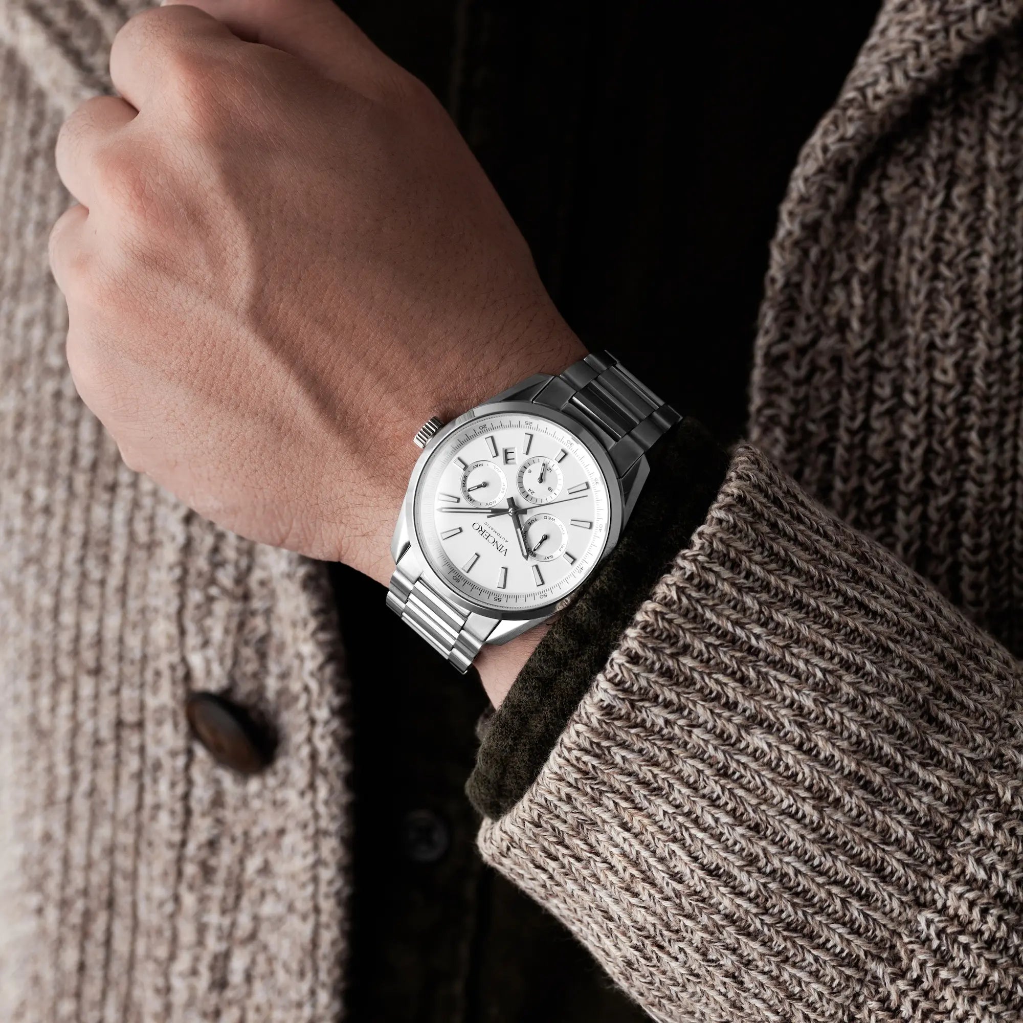 The Reserve Automatic - Gray/Silver fine designer jewelry for men and women