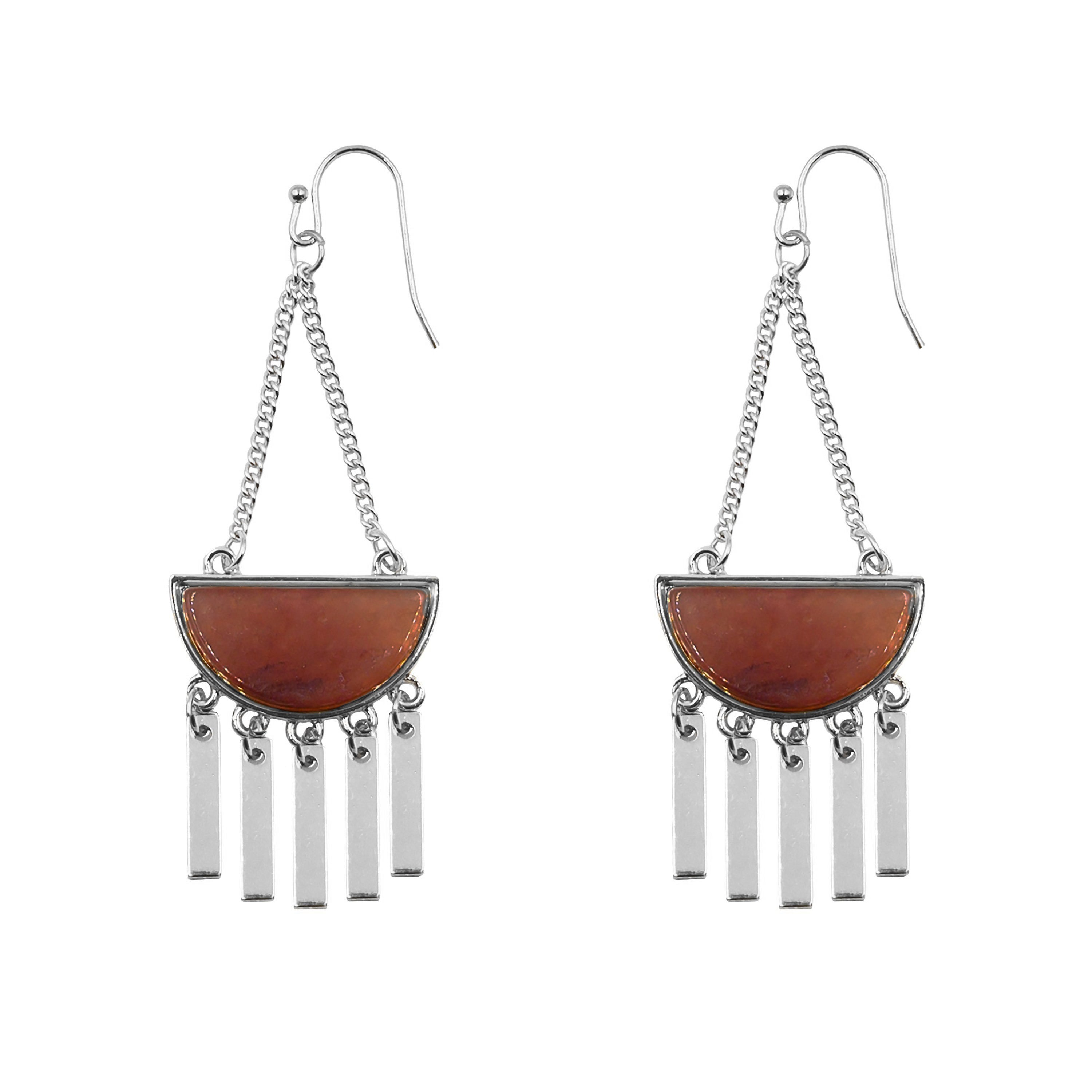 Bianca Collection - Silver Aragonite Earrings (Limited Edition) fine designer jewelry for men and women