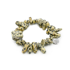 Chip Collection - Silver Speckle Bracelet fine designer jewelry for men and women