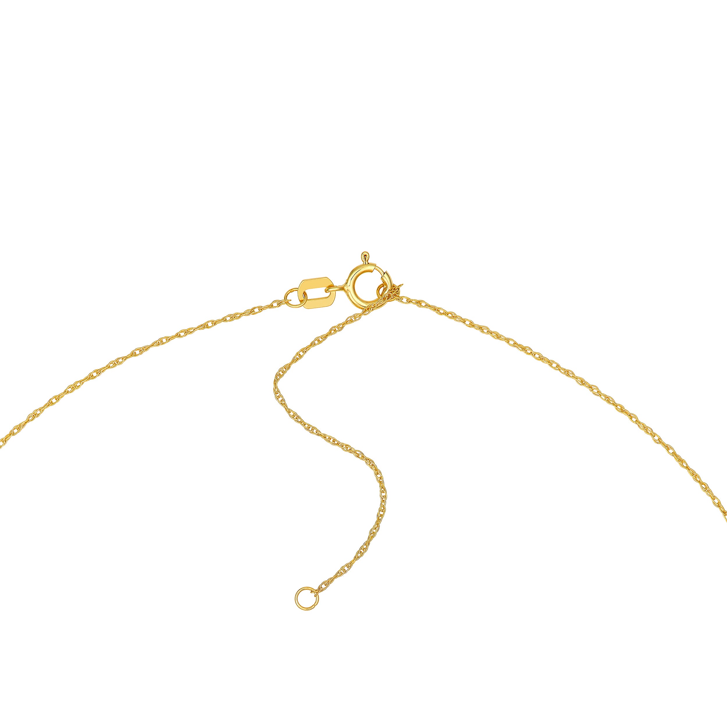 Jewelry Affairs 14k Yellow Gold Polished Puffy Ball Bead Slider Pendant Necklace
