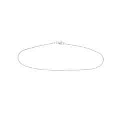 14k Gold Wheat 1.05mm Diamond Cut Chain Anklet, 10"