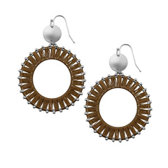Pinnie Collection - Silver Rust Earrings fine designer jewelry for men and women