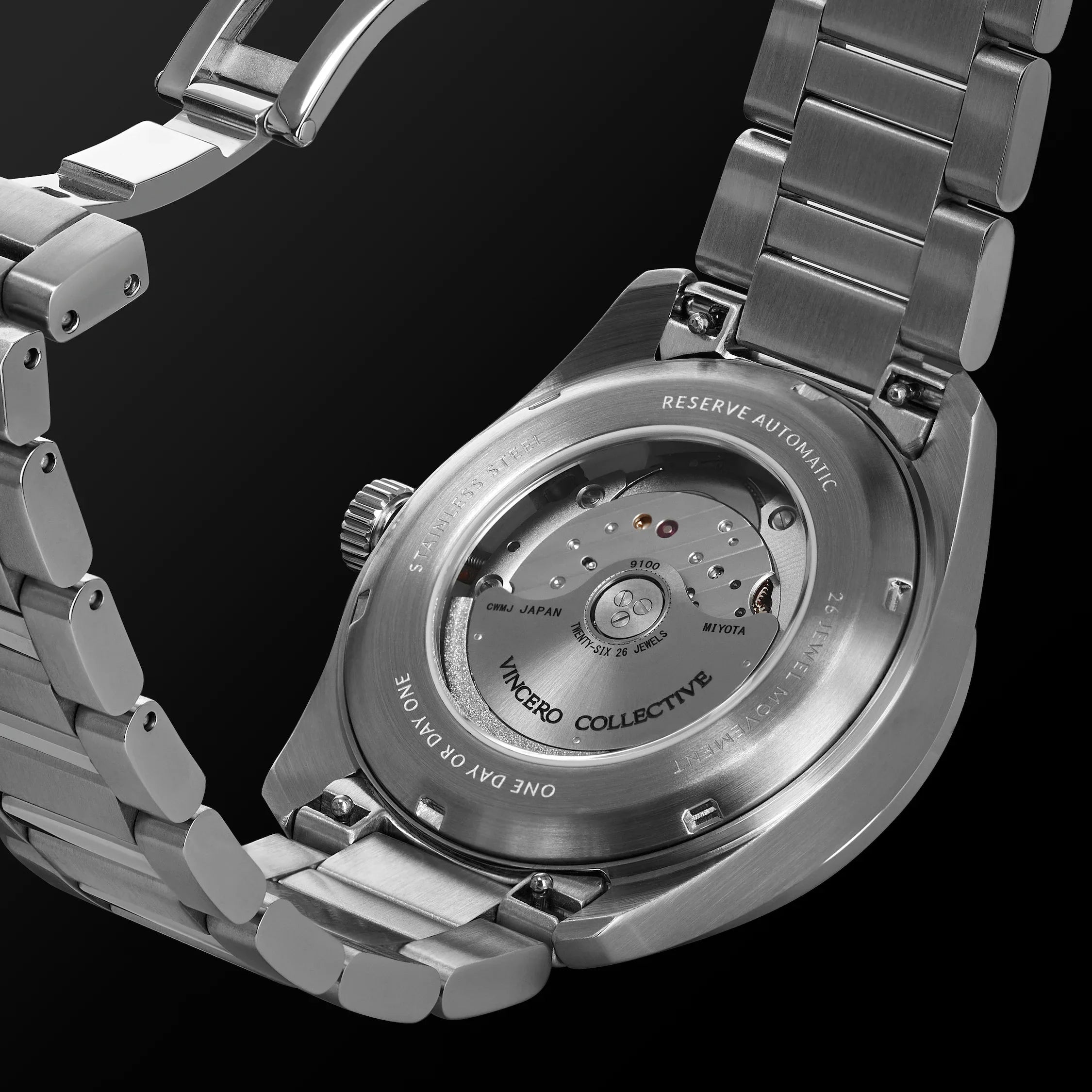 The Reserve Automatic - Gunmetal/Slate Blue fine designer jewelry for men and women