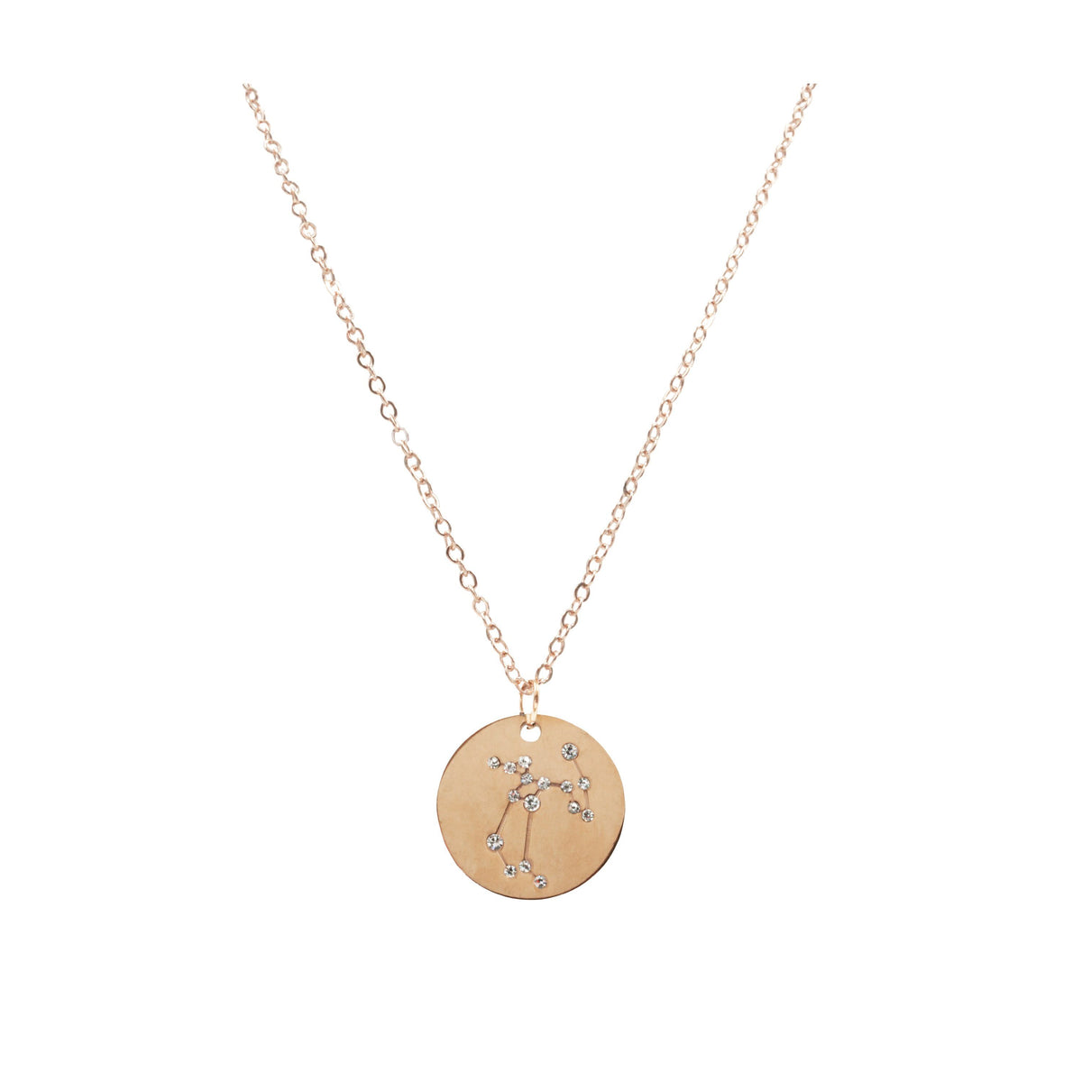 Zodiac Collection - Rose Gold Sagittarius Necklace (Nov 22 - Dec 21) fine designer jewelry for men and women