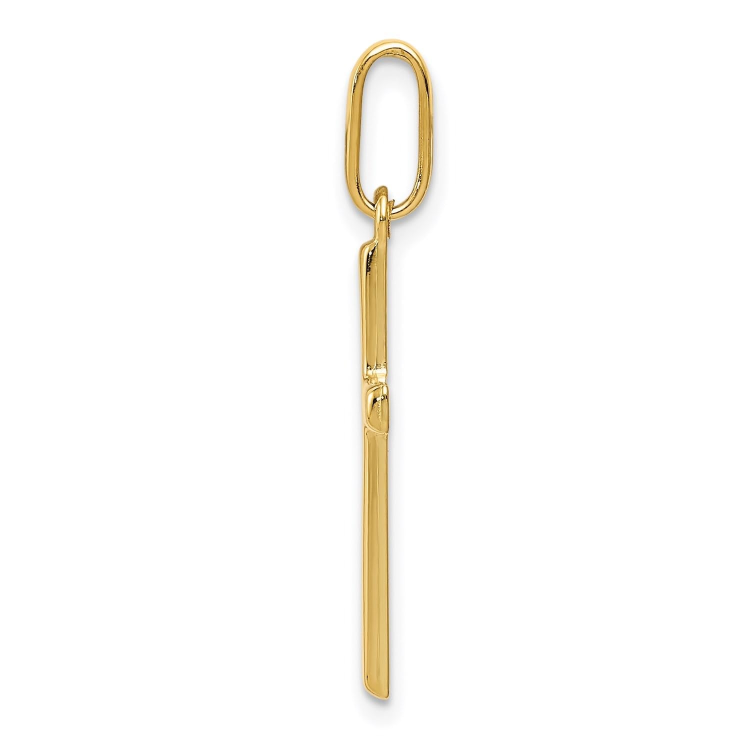 Jewelry Affairs 14k Yellow Gold Cross Religious Pendant, 30mm x 13mm - JewelryAffairs