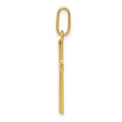 Jewelry Affairs 14k Yellow Gold Cross Religious Pendant, 30mm x 13mm - JewelryAffairs