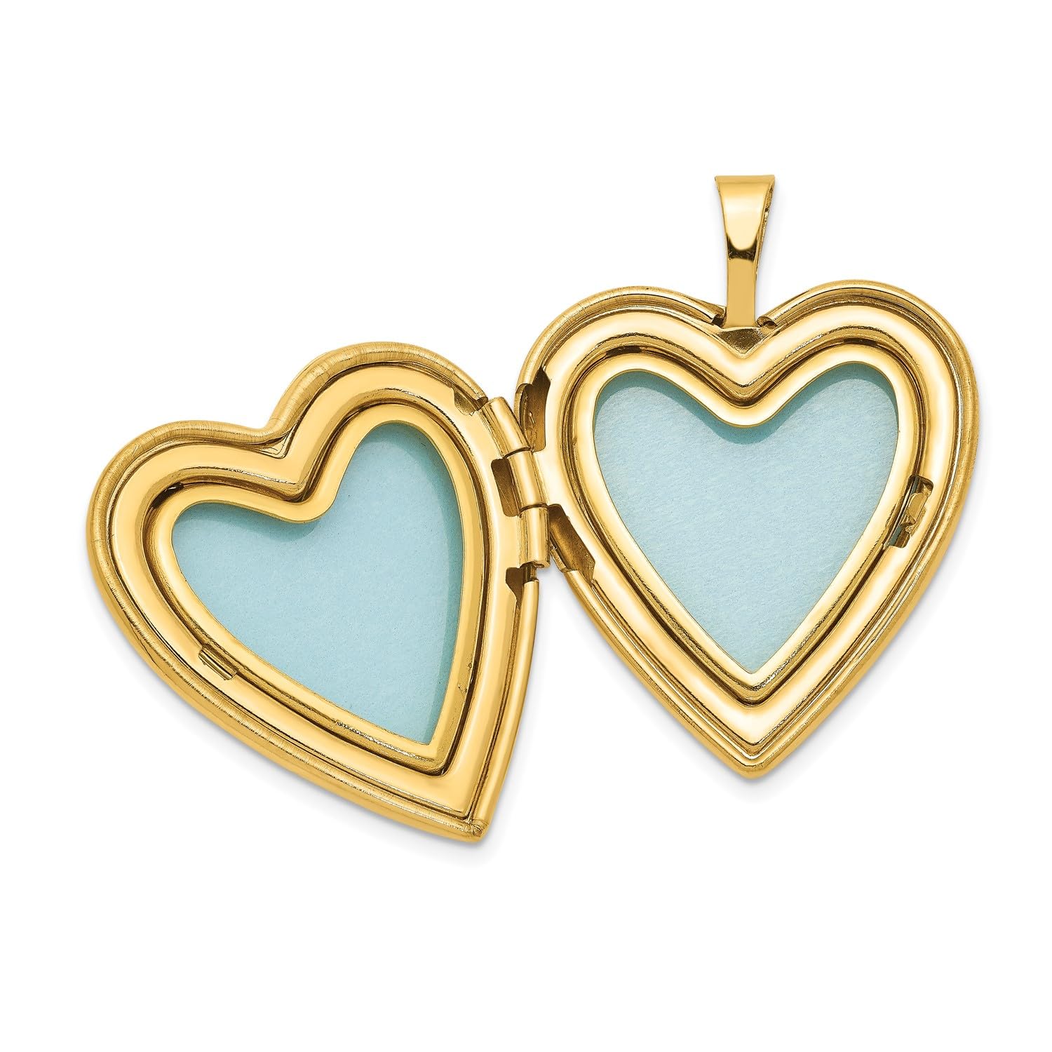 Jewelry Affairs 14k Yellow Gold Filled Engraved Heart Locket Chain Necklace, 18 Inch - JewelryAffairs