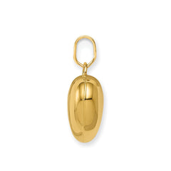Jewelry Affairs 14K Yellow Gold Puffed Heart Pendant, 16x12mm - JewelryAffairs