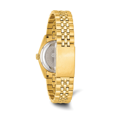Mens Charles Hubert IP-plated Champagne Dial Watch