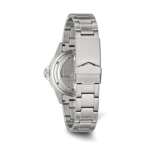 Mens Charles Hubert Stainless Steel Blue Dial Watch